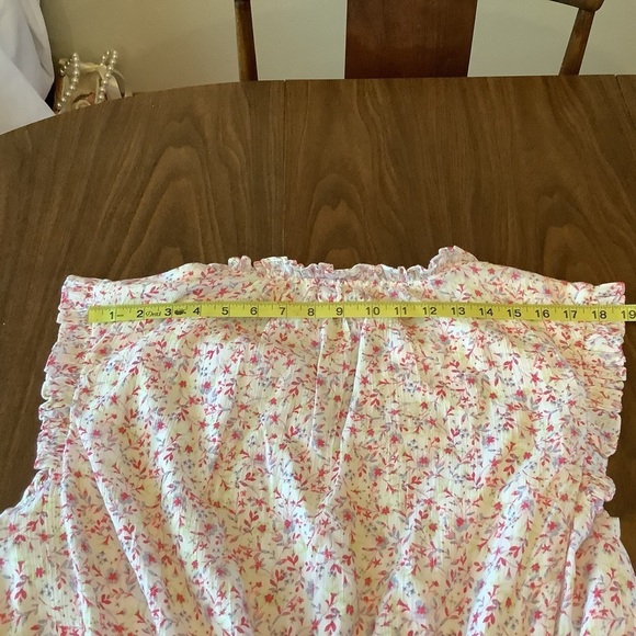 NWOT Draper James Plus Size Size 1 X Pink Flower Print Midi Dress - Picture 12 of 13